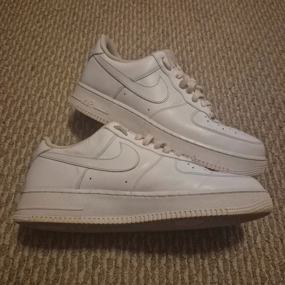 Nike Air Force 1 Low Triple White Sneaker CW2288-111 Men's Shoes Size 11.5